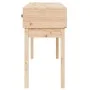 Solid pine wood console table 114x40x75 cm by vidaXL, Side tables - Ref: Foro24-821754, Price: 102,45 €, Discount: %