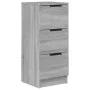 Sonoma gray plywood sideboard 30x30x70 cm by vidaXL, Sideboards - Ref: Foro24-817014, Price: 48,87 €, Discount: %