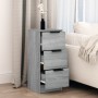 Aparador de madera contrachapada gris Sonoma 30x30x70 cm de vidaXL, Aparadores - Ref: Foro24-817014, Precio: 46,60 €, Descuen...