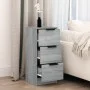 Sonoma gray plywood sideboard 30x30x70 cm by vidaXL, Sideboards - Ref: Foro24-817014, Price: 48,87 €, Discount: %