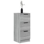 Aparador de madera contrachapada gris Sonoma 30x30x70 cm de vidaXL, Aparadores - Ref: Foro24-817014, Precio: 46,60 €, Descuen...