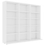 CD-Schrank aus weißem Sperrholz, 102 x 23 x 89,5 cm von vidaXL, CD- und DVD-Speicher - Ref: Foro24-801787, Preis: 75,98 €, Ra...