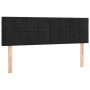 Kopfteile 2 Einheiten aus schwarzem Samt 72x5x78/88 cm von vidaXL, Kopf- und Fußteile - Ref: Foro24-346056, Preis: 48,16 €, R...