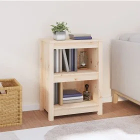 Solid pine wood bookshelf 50x35x68 cm by vidaXL, Bookcases and shelves - Ref: Foro24-821699, Price: 61,30 €, Discount: %