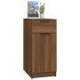 Oak brown wood desk cabinet 33.5x50x75 cm by vidaXL, Lockers and storage cabinets - Ref: Foro24-817131, Price: 64,44 €, Disco...