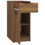Oak brown wood desk cabinet 33.5x50x75 cm by vidaXL, Lockers and storage cabinets - Ref: Foro24-817131, Price: 64,44 €, Disco...