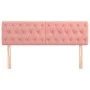 Kopfteile 2 Einheiten aus rosa Samt 80x7x78/88 cm von vidaXL, Kopf- und Fußteile - Ref: Foro24-346367, Preis: 69,54 €, Rabatt: %