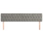 Kopfteile 2 Einheiten aus hellgrauem Samt 90x7x78/88 cm von vidaXL, Kopf- und Fußteile - Ref: Foro24-346376, Preis: 75,87 €, ...