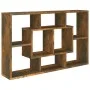 Engineered smoked oak wood wall shelf 85x16x52.5 cm by vidaXL, Shelves and shelves - Ref: Foro24-820460, Price: 35,94 €, Disc...