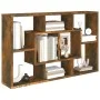 Engineered smoked oak wood wall shelf 85x16x52.5 cm by vidaXL, Shelves and shelves - Ref: Foro24-820460, Price: 35,94 €, Disc...