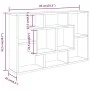 Engineered smoked oak wood wall shelf 85x16x52.5 cm by vidaXL, Shelves and shelves - Ref: Foro24-820460, Price: 35,94 €, Disc...