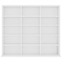 CD-Schrank aus weißem Sperrholz, 102 x 23 x 89,5 cm von vidaXL, CD- und DVD-Speicher - Ref: Foro24-801787, Preis: 75,98 €, Ra...