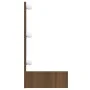 Eichenbrauner Spiegel und LED-Möbel 90x31,5x62 cm von vidaXL, Badezimmerwaschtische - Ref: Foro24-820459, Preis: 62,05 €, Rab...