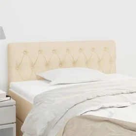 Cream fabric headboard 90x7x78/88 cm by vidaXL, Headboards and footboards - Ref: Foro24-346317, Price: 46,23 €, Discount: %