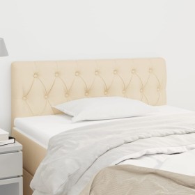 Kopfteil aus cremefarbenem Stoff, 90 x 7 x 78/88 cm von vidaXL, Kopf- und Fußteile - Ref: Foro24-346317, Preis: 51,40 €, Raba...