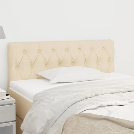 Cream fabric headboard 90x7x78/88 cm by vidaXL, Headboards and footboards - Ref: Foro24-346317, Price: 46,23 €, Discount: %