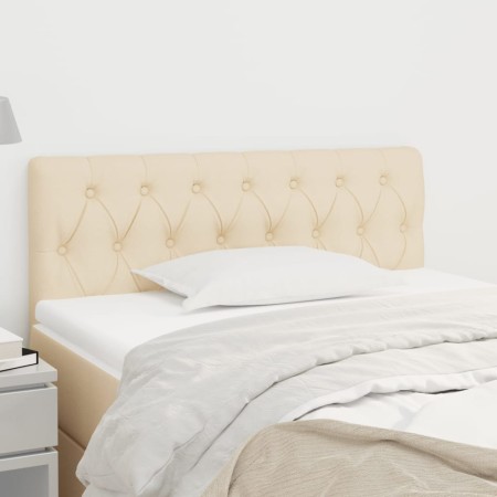 Kopfteil aus cremefarbenem Stoff, 90 x 7 x 78/88 cm von vidaXL, Kopf- und Fußteile - Ref: Foro24-346317, Preis: 51,40 €, Raba...