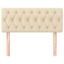 Cream fabric headboard 90x7x78/88 cm by vidaXL, Headboards and footboards - Ref: Foro24-346317, Price: 51,33 €, Discount: %