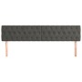 Kopfteile 2 Einheiten aus dunkelgrauem Samt 90x7x78/88 cm von vidaXL, Kopf- und Fußteile - Ref: Foro24-346377, Preis: 66,59 €...