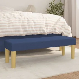 Blue fabric bench 100x30x30 cm by vidaXL, Banks - Ref: Foro24-346658, Price: 48,57 €, Discount: %