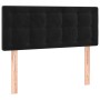 Kopfteil aus schwarzem Samt, 100 x 5 x 78/88 cm von vidaXL, Kopf- und Fußteile - Ref: Foro24-346452, Preis: 43,08 €, Rabatt: %