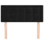 Kopfteil aus schwarzem Samt, 100 x 5 x 78/88 cm von vidaXL, Kopf- und Fußteile - Ref: Foro24-346452, Preis: 42,39 €, Rabatt: %