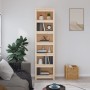 Regal aus massivem Kiefernholz, 50 x 35 x 183 cm von vidaXL, Bücherregale und Regale - Ref: Foro24-821719, Preis: 135,98 €, R...
