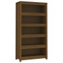 Honigbraunes Bücherregal aus massiver Kiefer 80x35x154 cm von vidaXL, Bücherregale und Regale - Ref: Foro24-821692, Preis: 14...