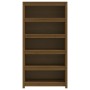 Honigbraunes Bücherregal aus massiver Kiefer 80x35x154 cm von vidaXL, Bücherregale und Regale - Ref: Foro24-821692, Preis: 14...