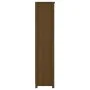 Solid pine wood bookshelf in honey brown color, 80x35x154 cm by vidaXL, Bookcases and shelves - Ref: Foro24-821692, Price: 14...