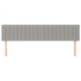 Headboards 2 units of light gray fabric 90x5x78/88 cm by vidaXL, Headboards and footboards - Ref: Foro24-346270, Price: 56,46...