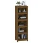 Solid pine wood bookshelf in honey brown color, 50x35x154 cm by vidaXL, Bookcases and shelves - Ref: Foro24-821717, Price: 94...