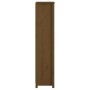 Estantería madera maciza de pino marrón miel 50x35x154 cm de vidaXL, Librerías y estanterías - Ref: Foro24-821717, Precio: 94...