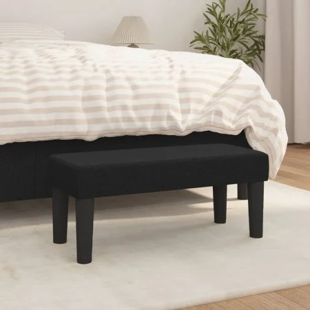 Black fabric bench 70x30x30 cm by vidaXL, Banks - Ref: Foro24-346618, Price: 47,25 €, Discount: %