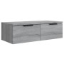 Armario de pared madera de ingeniería gris Sonoma 68x30x20 cm de vidaXL, Estantes y estanterías - Ref: Foro24-817094, Precio:...