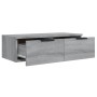 Armario de pared madera de ingeniería gris Sonoma 68x30x20 cm de vidaXL, Estantes y estanterías - Ref: Foro24-817094, Precio:...