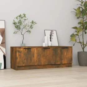 TV-Schrank aus geräuchertem Eichensperrholz, 102 x 35 x 36,5 cm von vidaXL, TV-Möbel - Ref: Foro24-817081, Preis: 54,44 €, Ra...