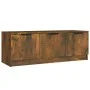 Mueble de TV madera contrachapada roble ahumado 102x35x36,5 cm de vidaXL, Muebles TV - Ref: Foro24-817081, Precio: 54,35 €, D...