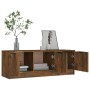 Mueble de TV madera contrachapada roble ahumado 102x35x36,5 cm de vidaXL, Muebles TV - Ref: Foro24-817081, Precio: 58,58 €, D...
