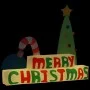 Decoración inflable Merry Christmas con LED 197 cm de vidaXL, Luces de Navidad - Ref: Foro24-345296, Precio: 56,56 €, Descuen...