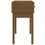 Mesa consola de madera maciza de pino marrón miel 76,5x40x75 cm de vidaXL, Mesas auxiliares - Ref: Foro24-821752, Precio: 65,...