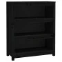 Regal aus massivem schwarzem Kiefernholz, 80 x 35 x 97 cm von vidaXL, Bücherregale und Regale - Ref: Foro24-821683, Preis: 98...