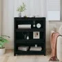 Regal aus massivem schwarzem Kiefernholz, 80 x 35 x 97 cm von vidaXL, Bücherregale und Regale - Ref: Foro24-821683, Preis: 98...