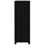 Regal aus massivem schwarzem Kiefernholz, 80 x 35 x 97 cm von vidaXL, Bücherregale und Regale - Ref: Foro24-821683, Preis: 99...