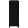 Regal aus massivem schwarzem Kiefernholz, 80 x 35 x 97 cm von vidaXL, Bücherregale und Regale - Ref: Foro24-821683, Preis: 98...