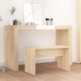 Frisierhocker aus Sonoma-Eichensperrholz, 70 x 35 x 45 cm von vidaXL, Schminkbänke - Ref: Foro24-802816, Preis: 31,67 €, Raba...