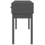 Solid gray pine wood console table 114x40x75 cm by vidaXL, Side tables - Ref: Foro24-821756, Price: 122,52 €, Discount: %