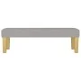 Light gray fabric bench 100x30x30 cm by vidaXL, Banks - Ref: Foro24-346652, Price: 45,50 €, Discount: %