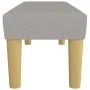 Light gray fabric bench 100x30x30 cm by vidaXL, Banks - Ref: Foro24-346652, Price: 45,50 €, Discount: %