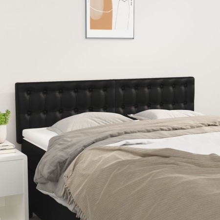 Kopfteile 2 Einheiten schwarzes Kunstleder 72x5x78/88 cm von vidaXL, Kopf- und Fußteile - Ref: Foro24-346464, Preis: 62,17 €,...